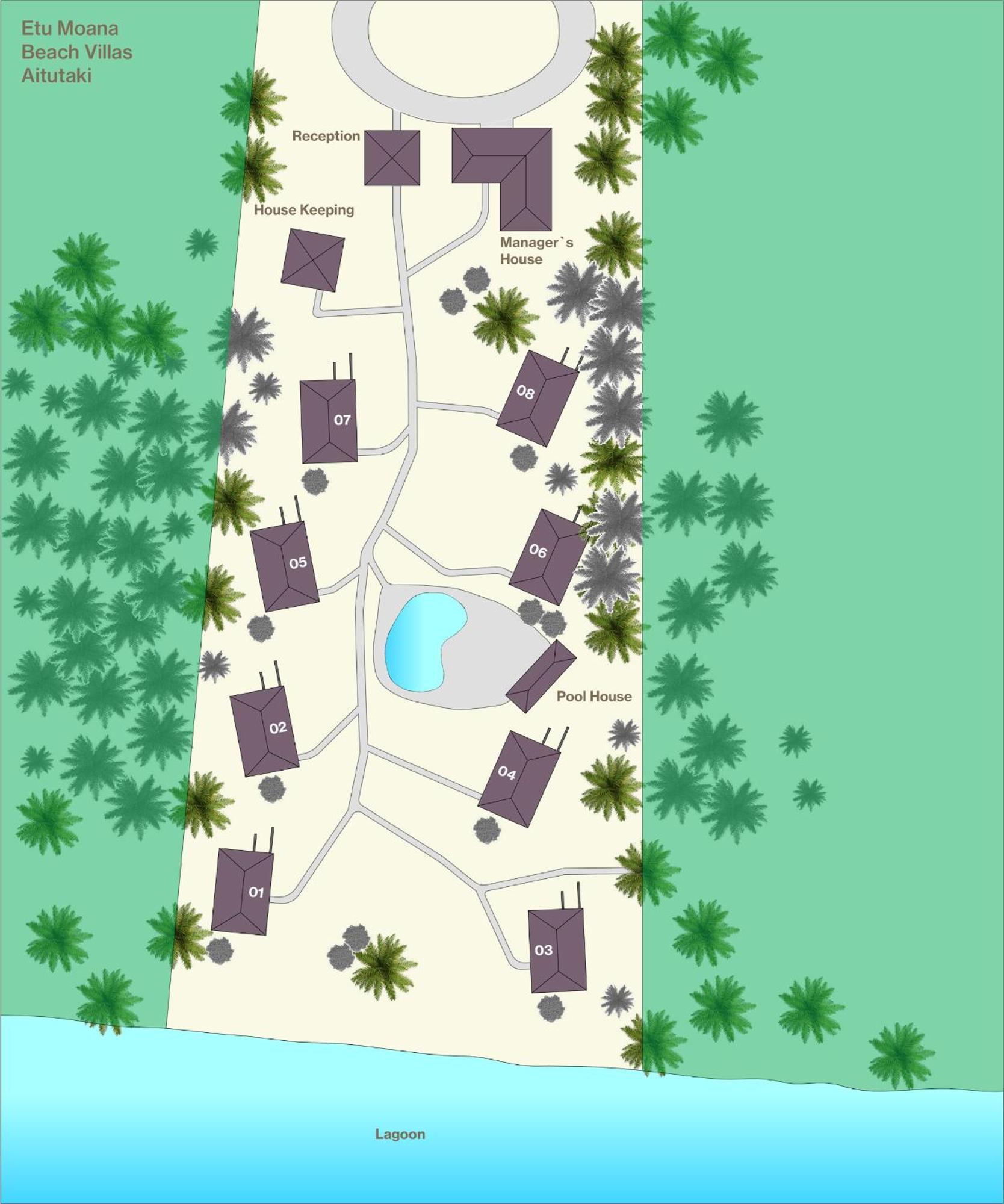 Etu Moana Boutique Beach Villas - Adults Only Арутанга Екстериор снимка